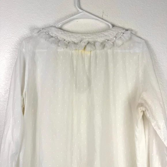 ROBERTA ROLLER RABBIT Women's White Hafsa Top size S - Picture 7 of 10